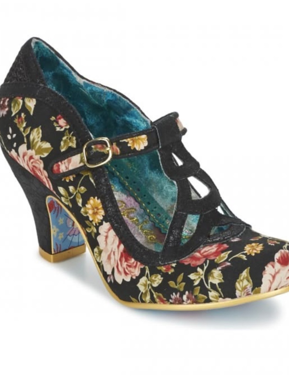 Irregular Choice Black Floral Mary Jane HeelS « nicely done »